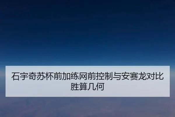 石宇奇苏杯前加练网前控制与安赛龙对比胜算几何